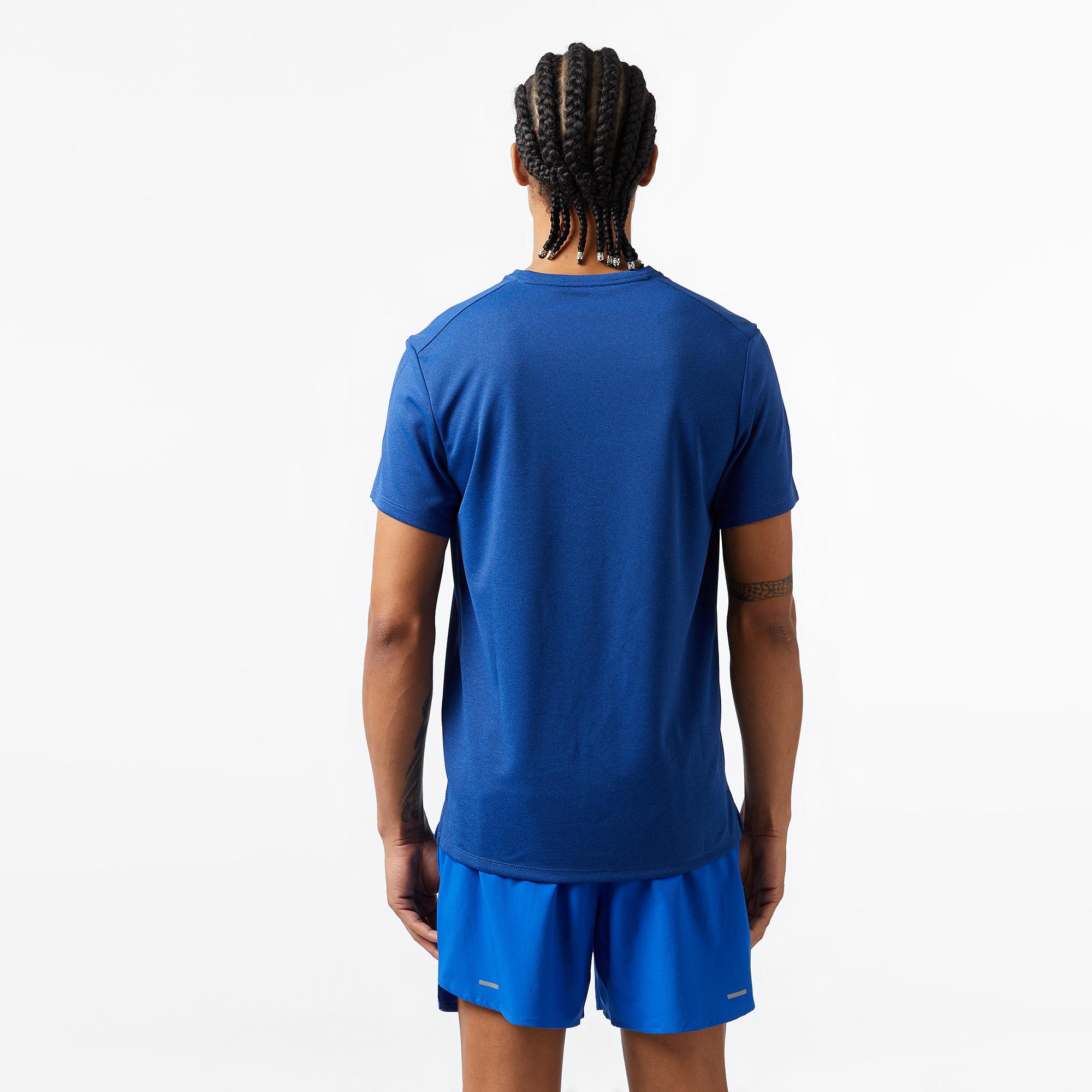 Nike Dri-Fit Miler Erkek Mavi T-Shirt