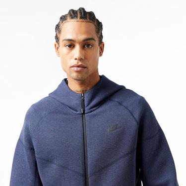  Nike Tech Fleece Erkek Mavi Sweatshirt