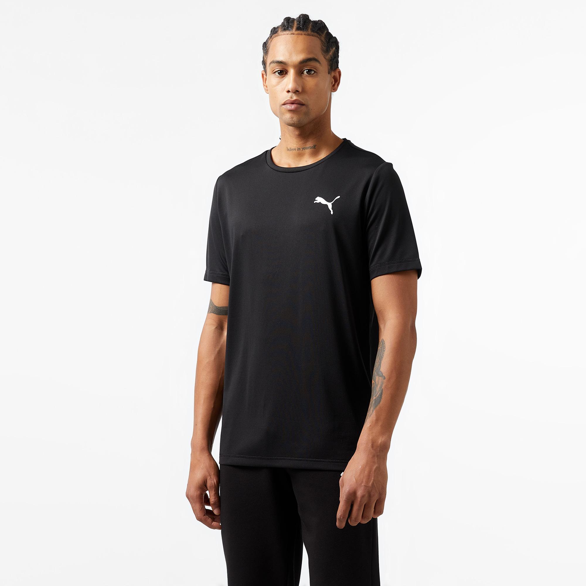 Puma Active Small Logo Erkek Siyah Günlük T-Shirt