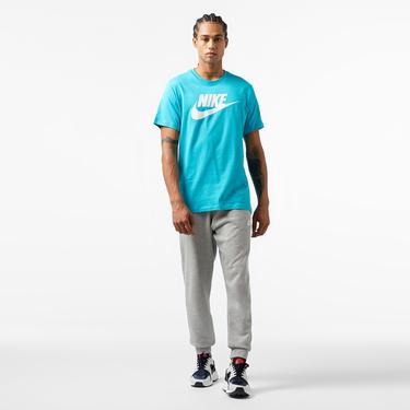  Nike Sportswear Erkek Mavi Kısa Kollu T-Shirt