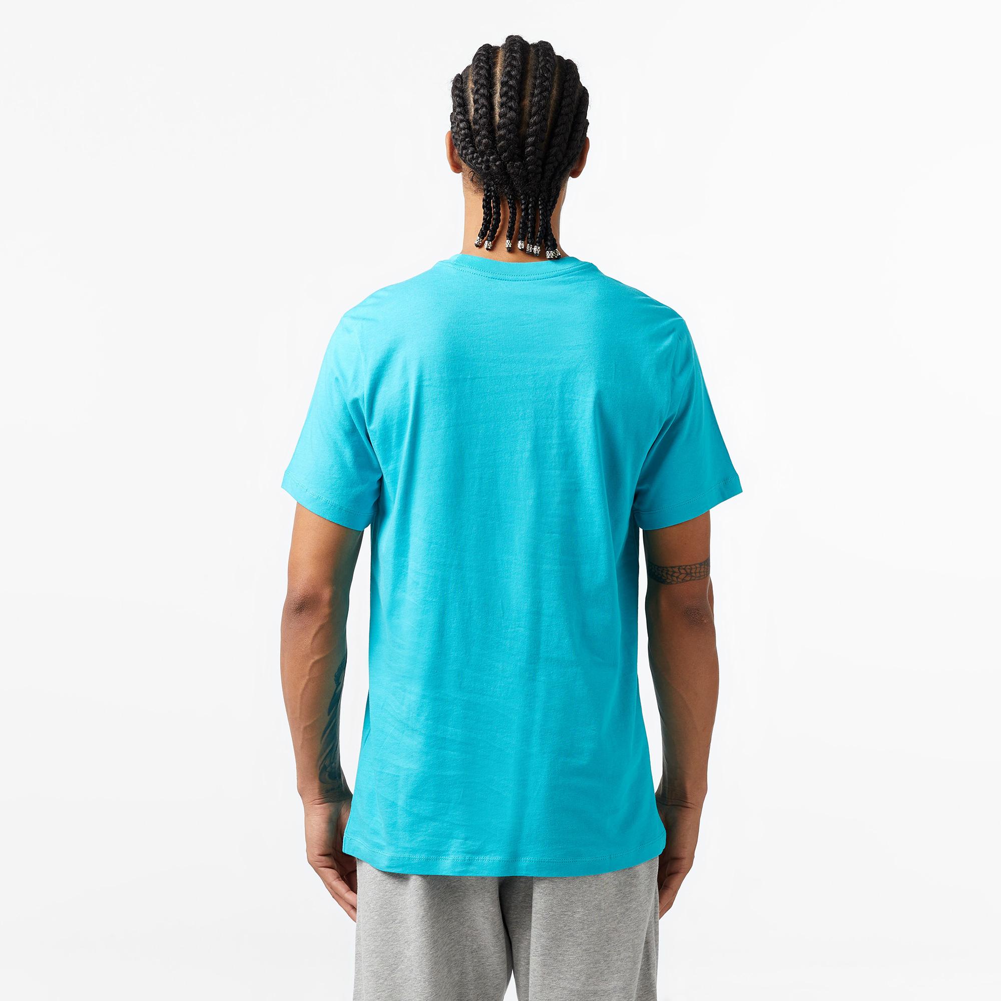 Nike Sportswear Erkek Mavi Kısa Kollu T-Shirt