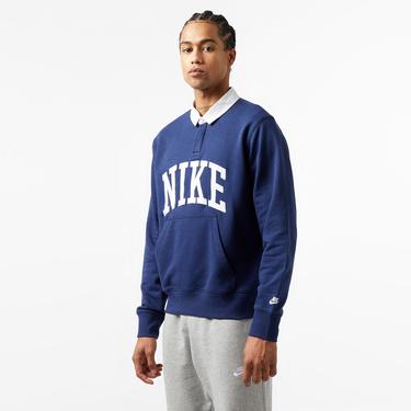  Nike Club Fleece Erkek Lacivert Sweatshirt