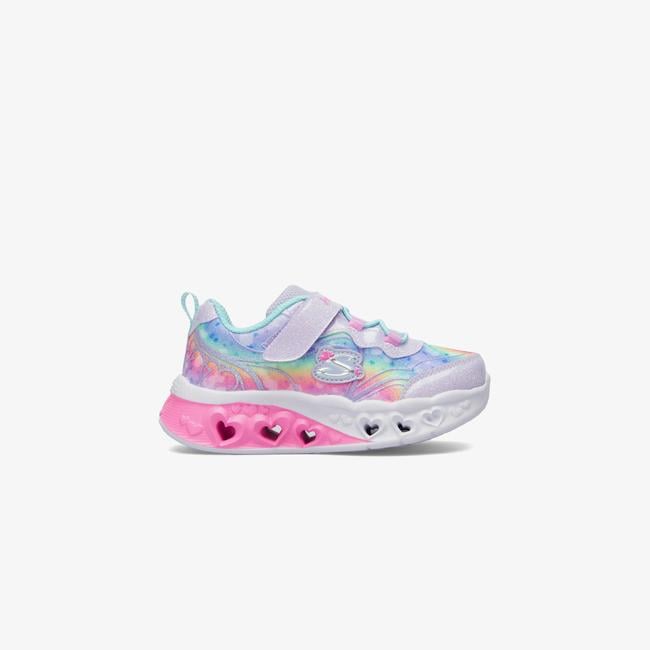  Skechers Flutter Heart Lights Bebek Işıklı Mor Spor Ayakkabı