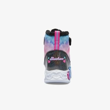  Skechers infinite Heart Lights Çocuk Siyah Spor Ayakkabı
