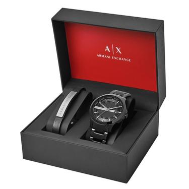  Armani Exchange AX7101 Erkek Set Kol Saati ve Bileklik