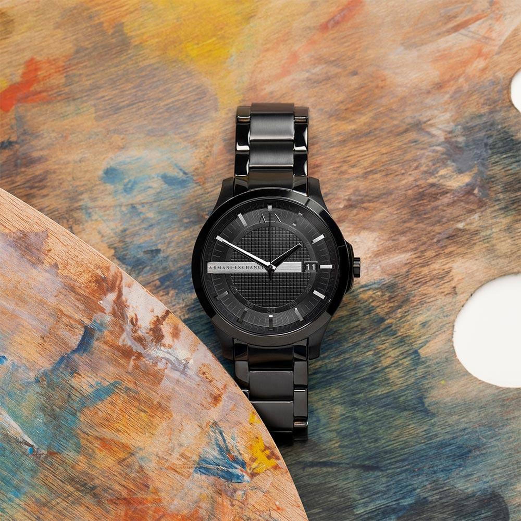 Armani Exchange AX7101 Erkek Set Kol Saati ve Bileklik