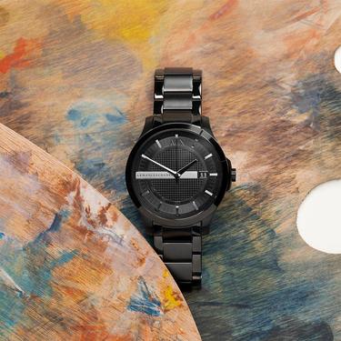  Armani Exchange AX7101 Erkek Set Kol Saati ve Bileklik