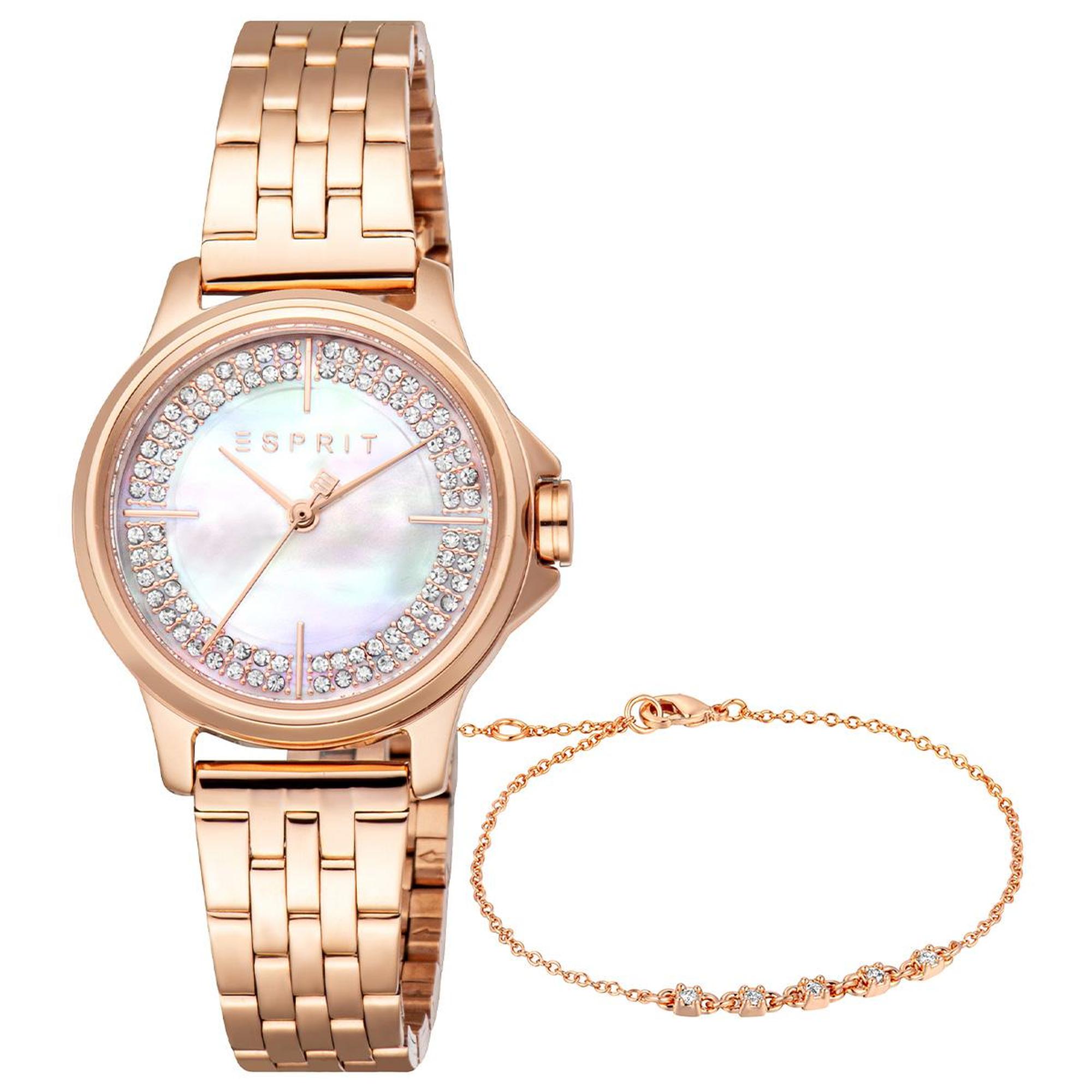 Esprit ES1L432M0065 Kadın Kol Saati ve Bileklik Seti