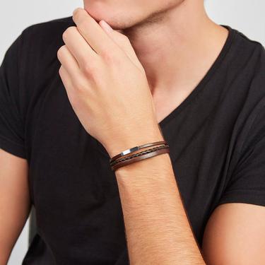  Fossil JF03323-040 Erkek Bileklik