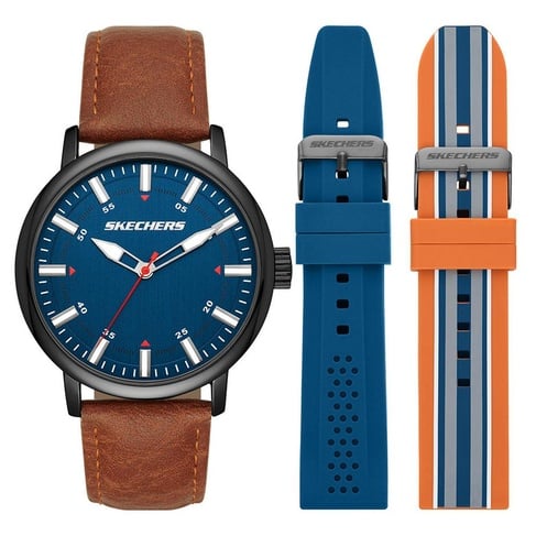  Skechers SR9069 Erkek Kol Saati ve Yedek Kordon