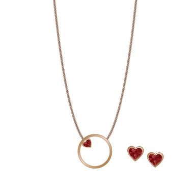  Skagen SKJB1007-791 Kalpli Kadın Kolye ve Küpe Seti