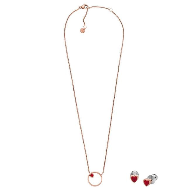  Skagen SKJB1007-791 Kalpli Kadın Kolye ve Küpe Seti