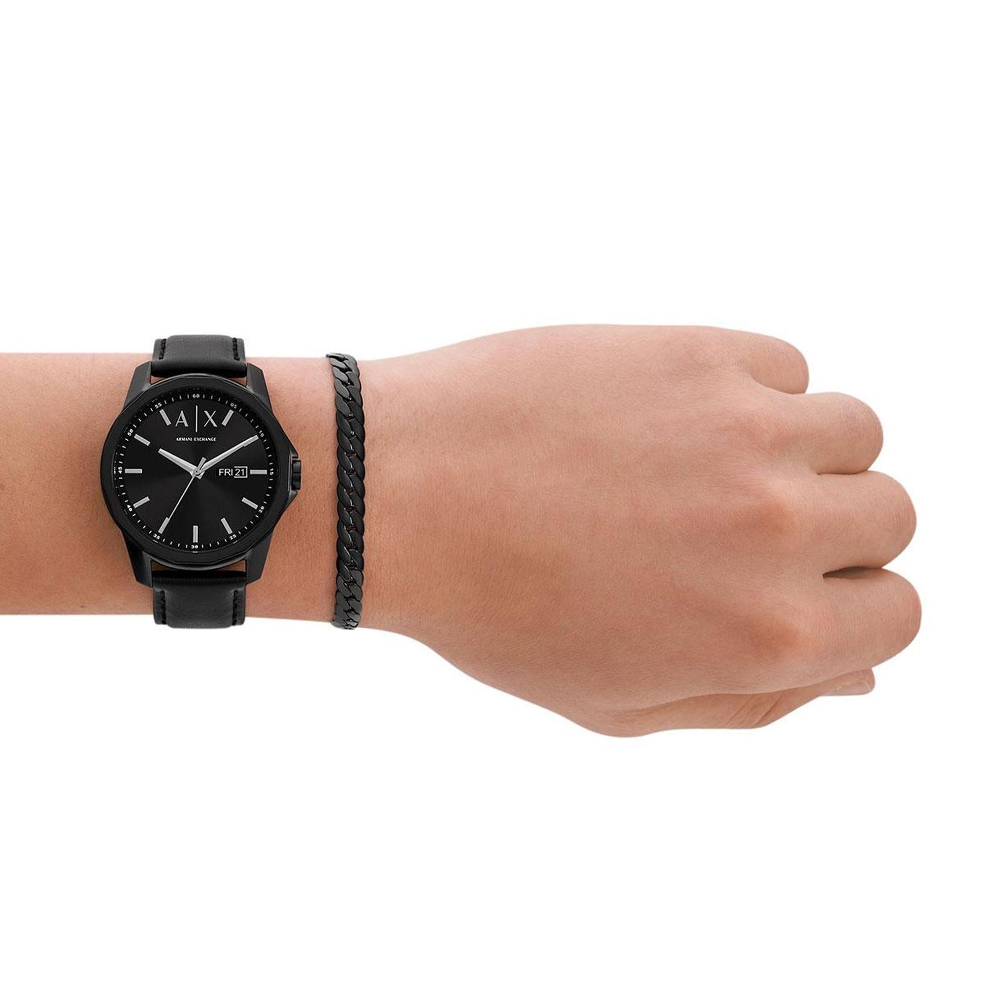 Armani Exchange AX7147SET Erkek Kol Saati ve Bileklik Seti