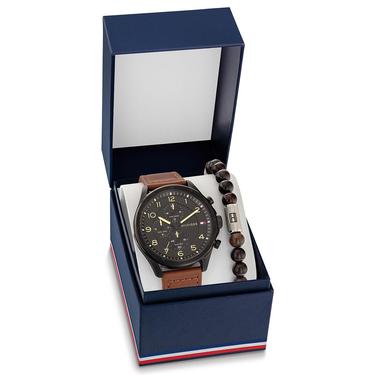  Tommy Hilfiger TH2770153 Erkek Kol Saati ve Bileklik Seti