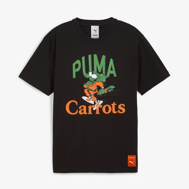  Puma X Carrots Graphic Unisex Siyah T-Shirt
