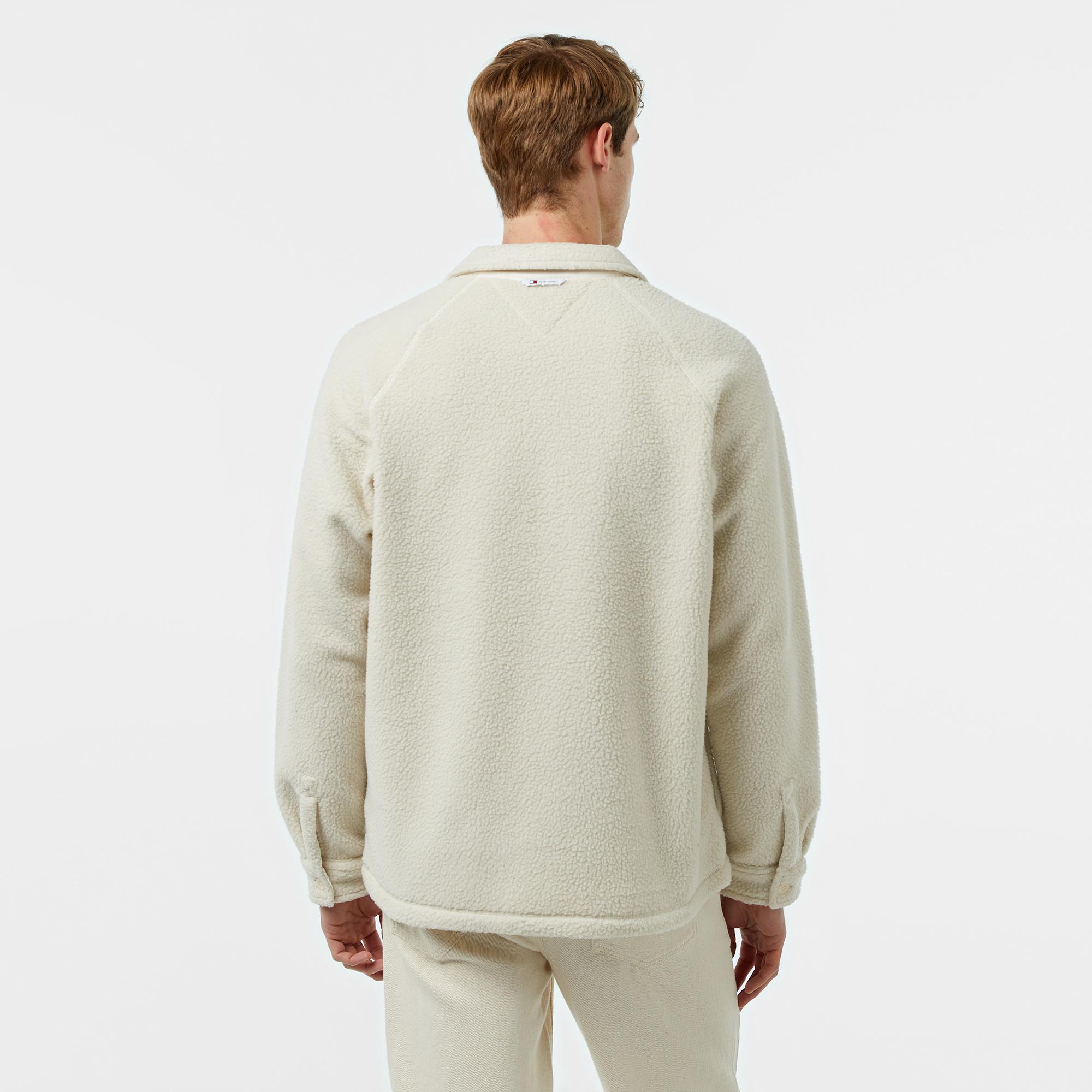 Tommy Hilfiger Jeans Teddy Erkek Beyaz Gömlek