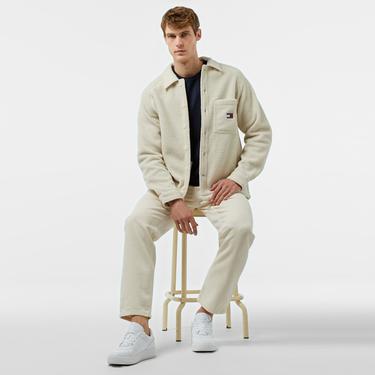  Tommy Hilfiger Jeans Teddy Erkek Beyaz Gömlek