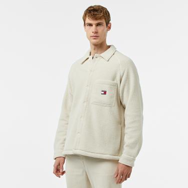  Tommy Hilfiger Jeans Teddy Erkek Beyaz Gömlek