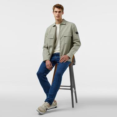  Calvin Klein Erkek Gri Gömlek