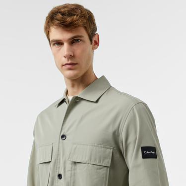  Calvin Klein Erkek Gri Gömlek