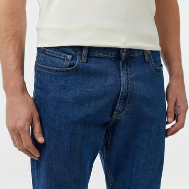  Calvin Klein Tapered Fit Mid Erkek Mavi Jean