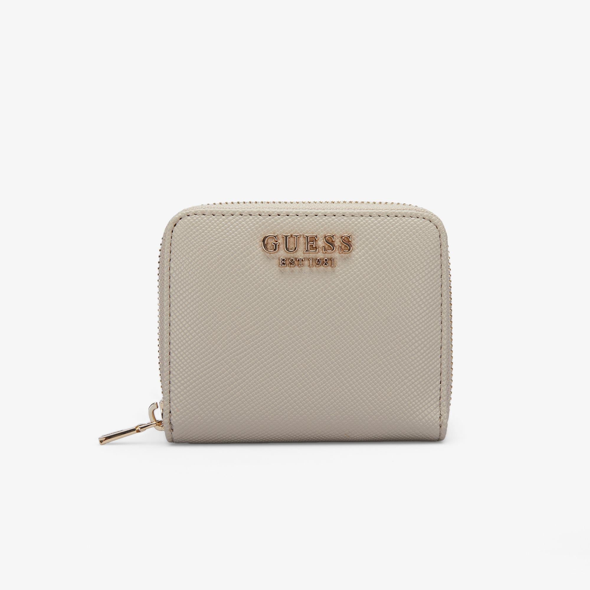 Guess Laurel Card & Co Laurel Small Zip Around Kadın Kahverengi Cüzdan