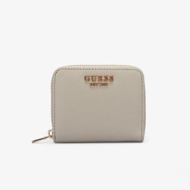  Guess Laurel Card & Co Laurel Small Zip Around Kadın Kahverengi Cüzdan