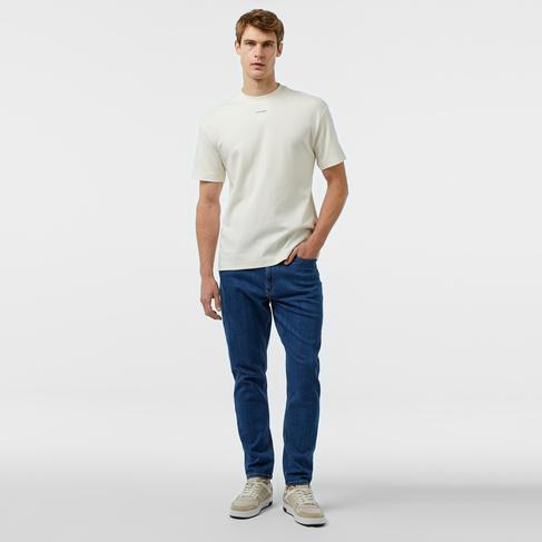  Calvin Klein Tapered Fit Mid Erkek Mavi Jean