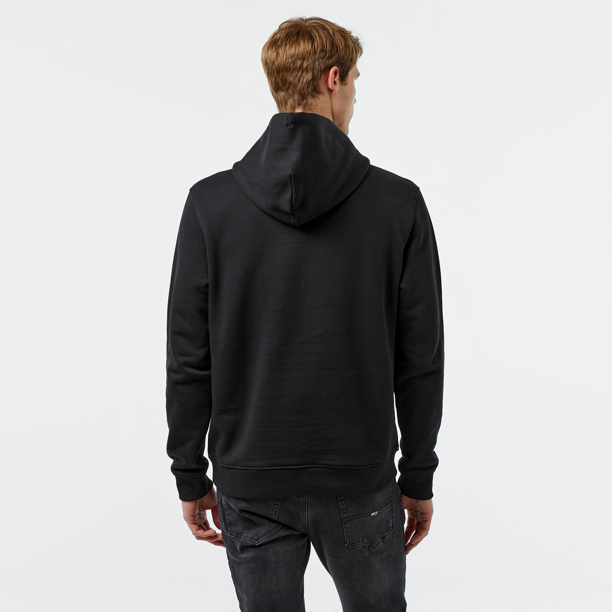 Tommy Hilfiger Reg Badge Erkek Siyah Sweatshirt