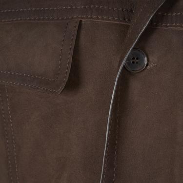  Arnie Kahve Erkek Süet Deri Ceket