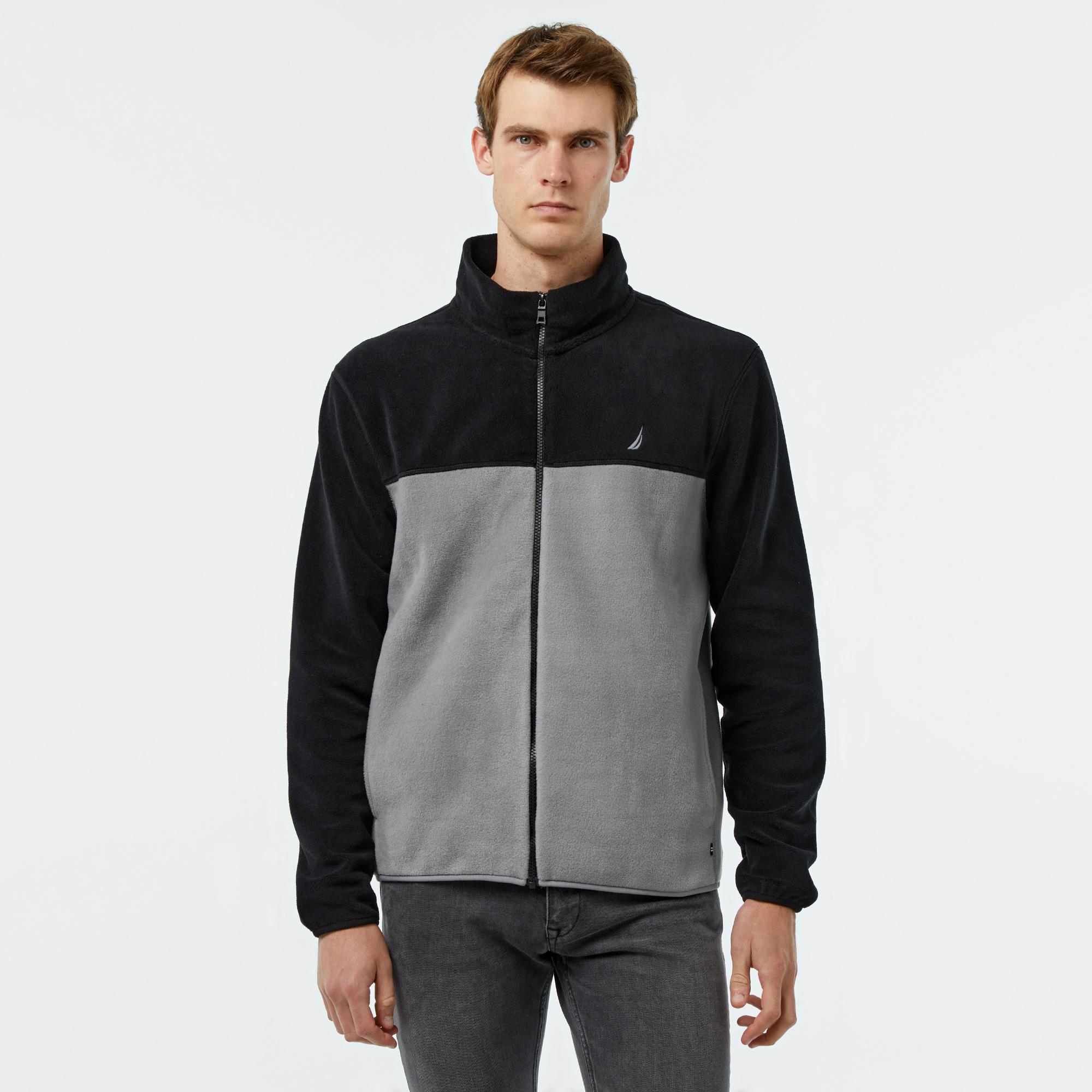 Nautica Erkek Siyah Regular Fit Polar Sweatshirt