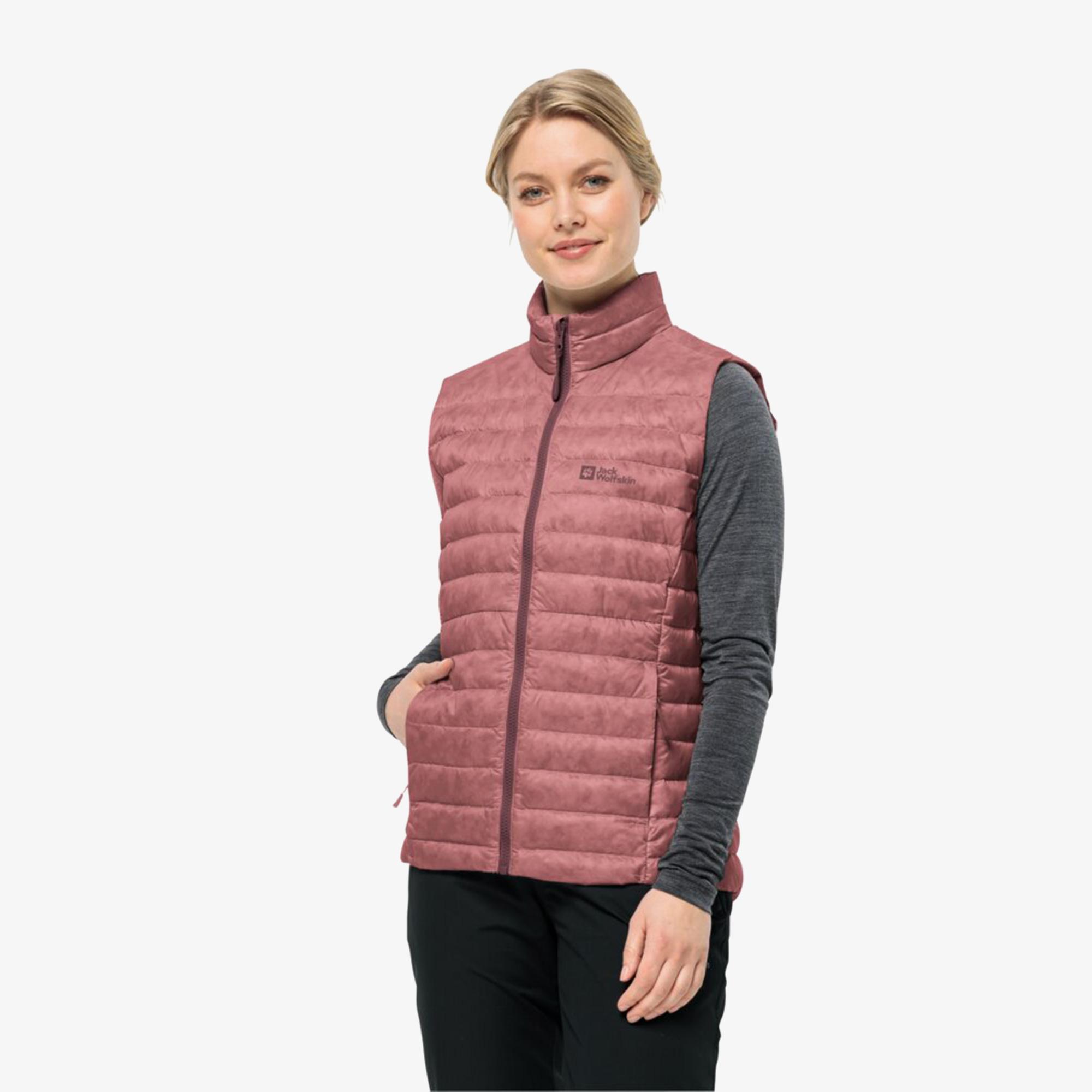 Jack Wolfskin Pilvi Down Kadın Pembe Outdoor Yelek