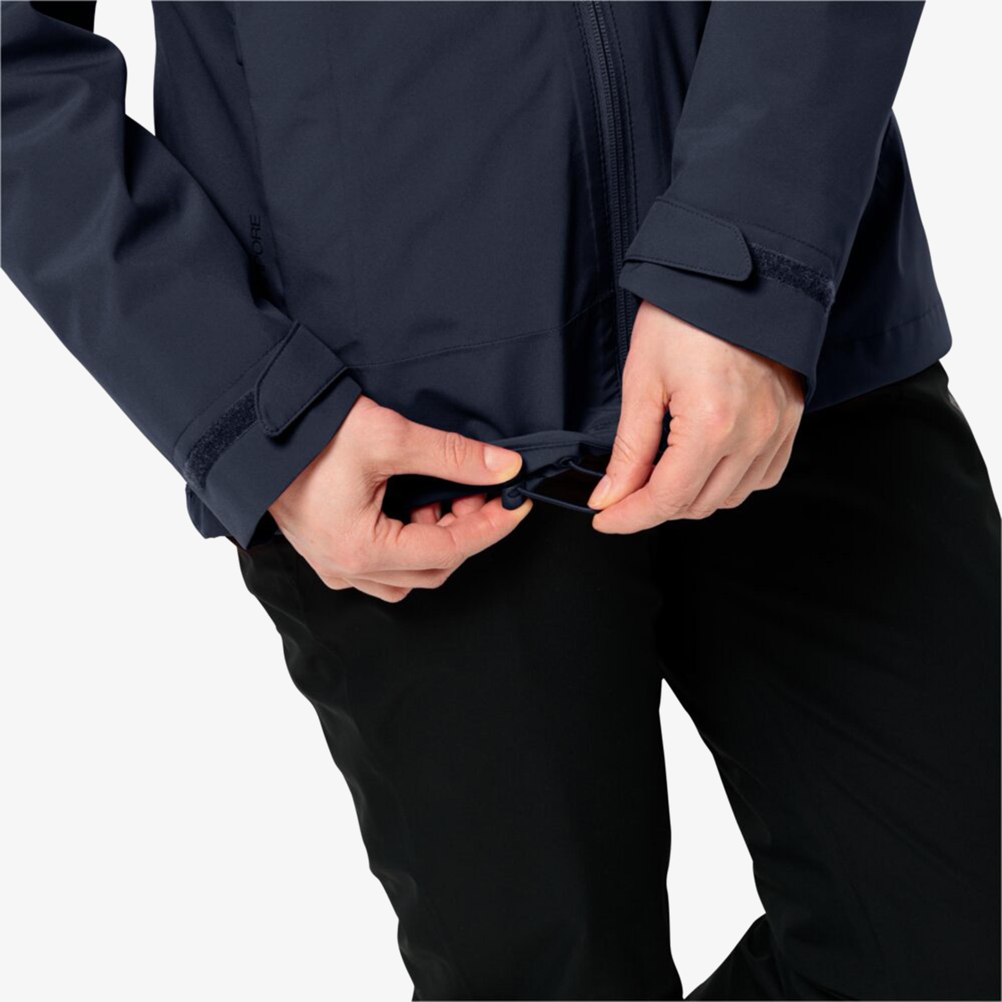 Jack Wolfskin Moonrise 3in1 Kadın Lacivert Outdoor Ceket