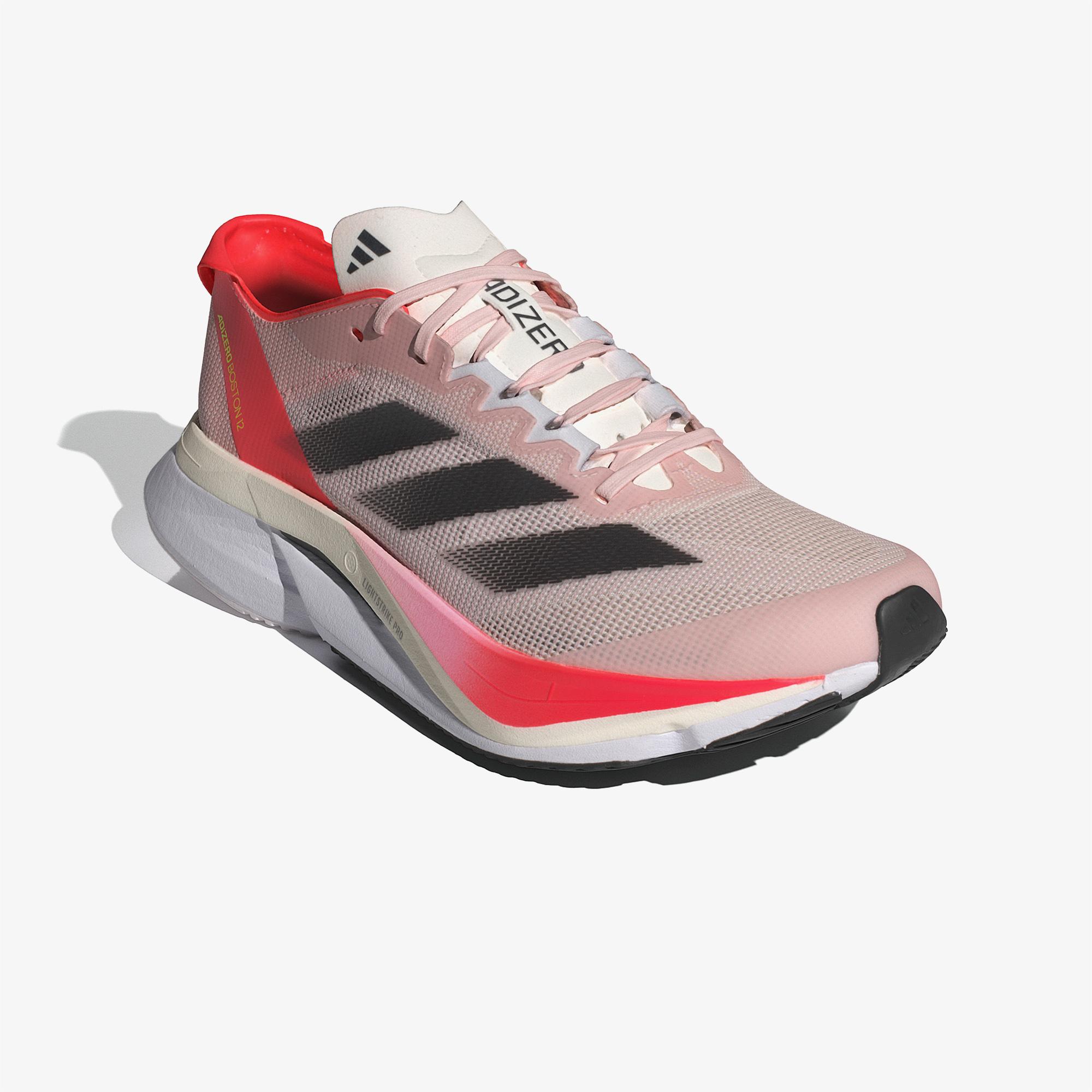 adidas Adizero Boston 12 Kadın Pembe Koşu Ayakkabısı