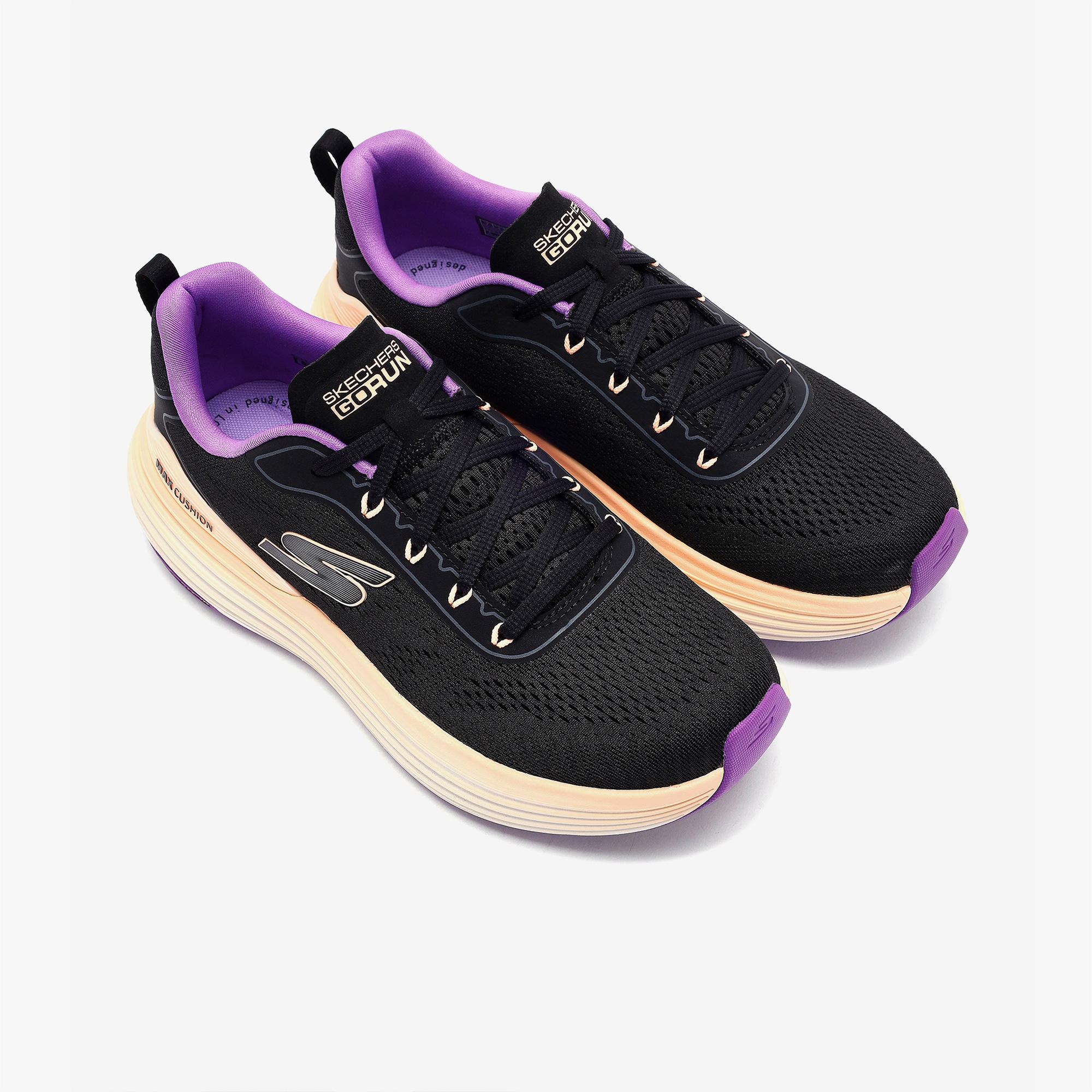 Skechers Max Cushioning Suspension High Road Kadın Siyah Koşu Ayakkabısı