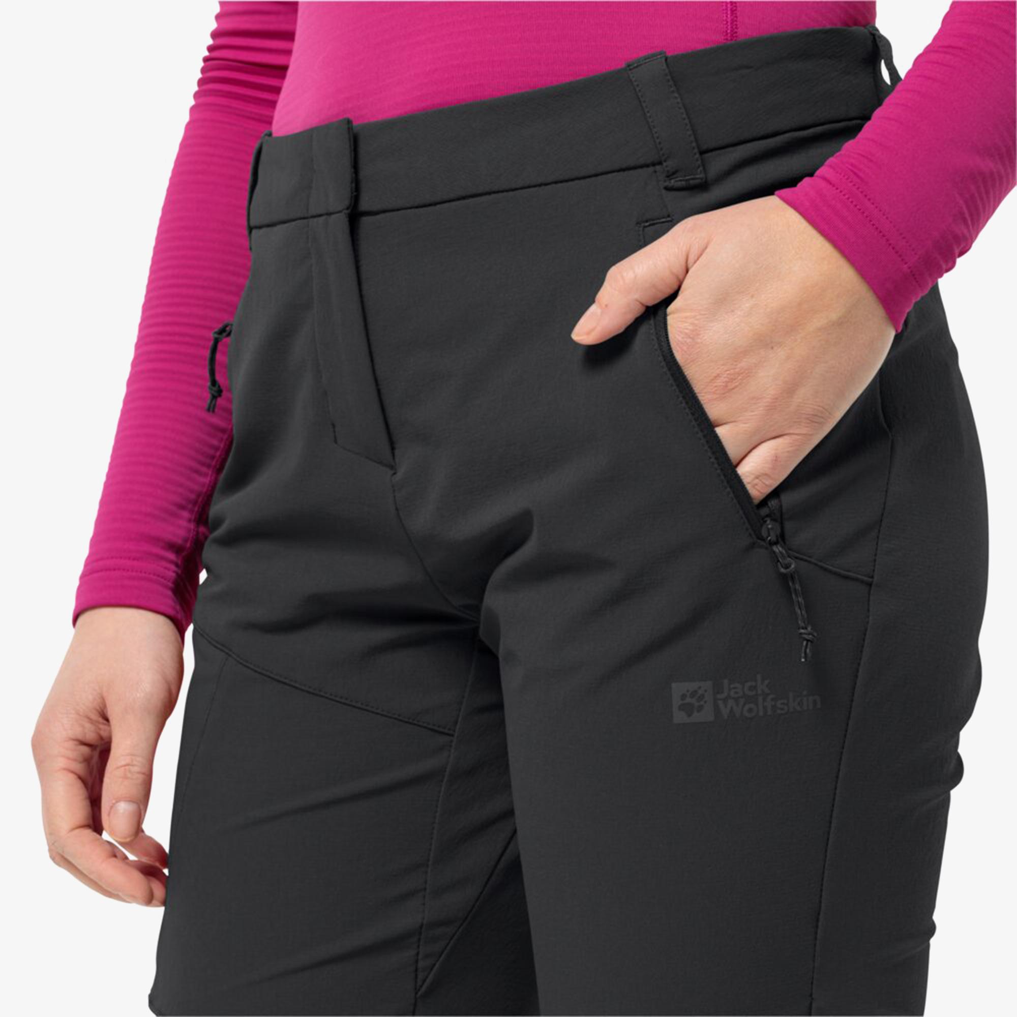 Jack Wolfskin Winter Glastal Kadın Siyah Outdoor Pantolon