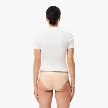 Lacoste Kadın 3'lü Renkli Külot