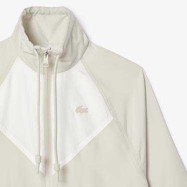  Kadın Relaxed Fit Kapüşonlu Gri Rüzgarlık