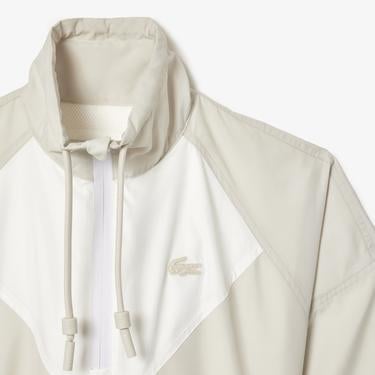  Kadın Relaxed Fit Uzun Kollu Yarım Fermuarlı Gri Elbise