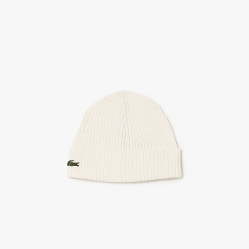  Lacoste Unisex Yün Beyaz Bere