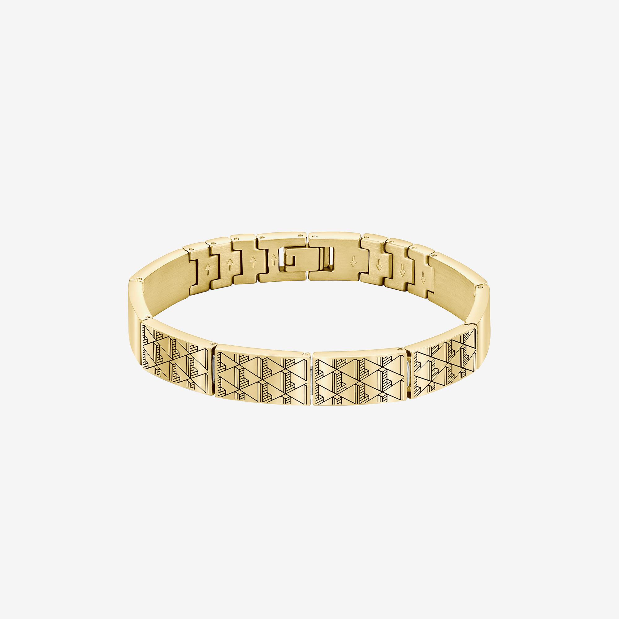 Lacoste Unisex Monogram Sarı Bileklik