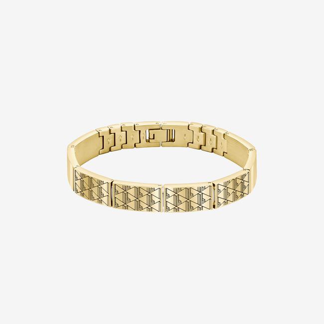  Lacoste Unisex Monogram Sarı Bileklik