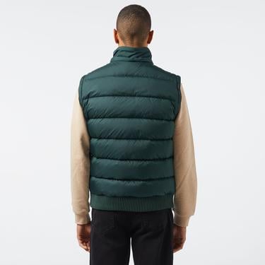  Erkek Kapüşonlu Koyu Yeşil Mont