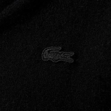  Lacoste Kadın Relaxed Fit Kapüşonlu Siyah Hırka
