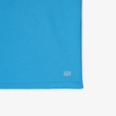  Erkek Regular Fit Baskılı Mavi Polo