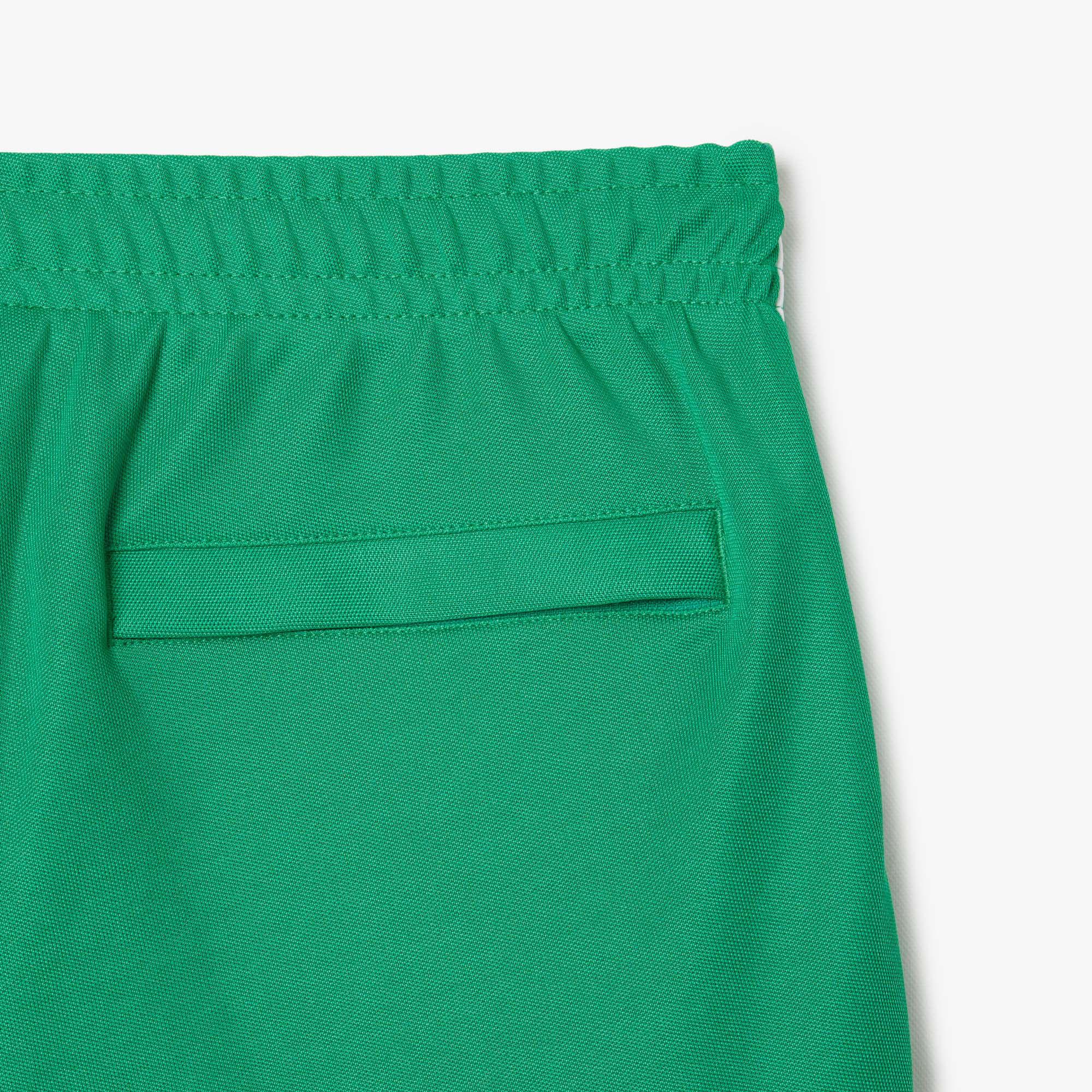 Erkek Regular Fit Çizgili Yeşil Eşofman Altı