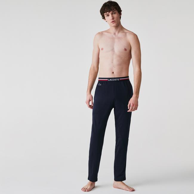  Lacoste Erkek Regular Fit Lacivert Pijama Altı