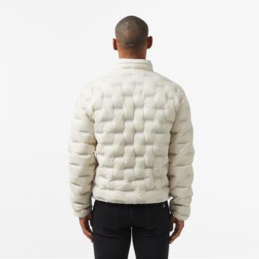  Erkek Regular Fit Kapüşonlu Kapitone Gri Mont