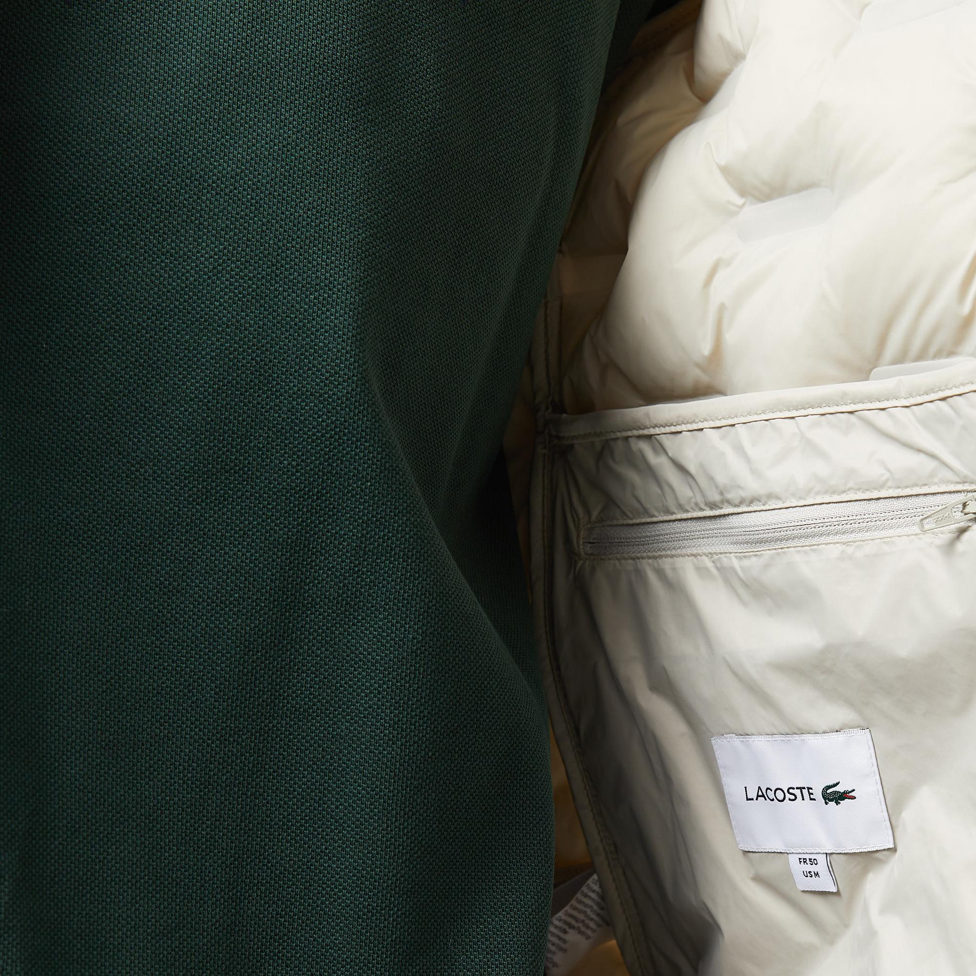 Erkek Regular Fit Kapüşonlu Kapitone Gri Mont