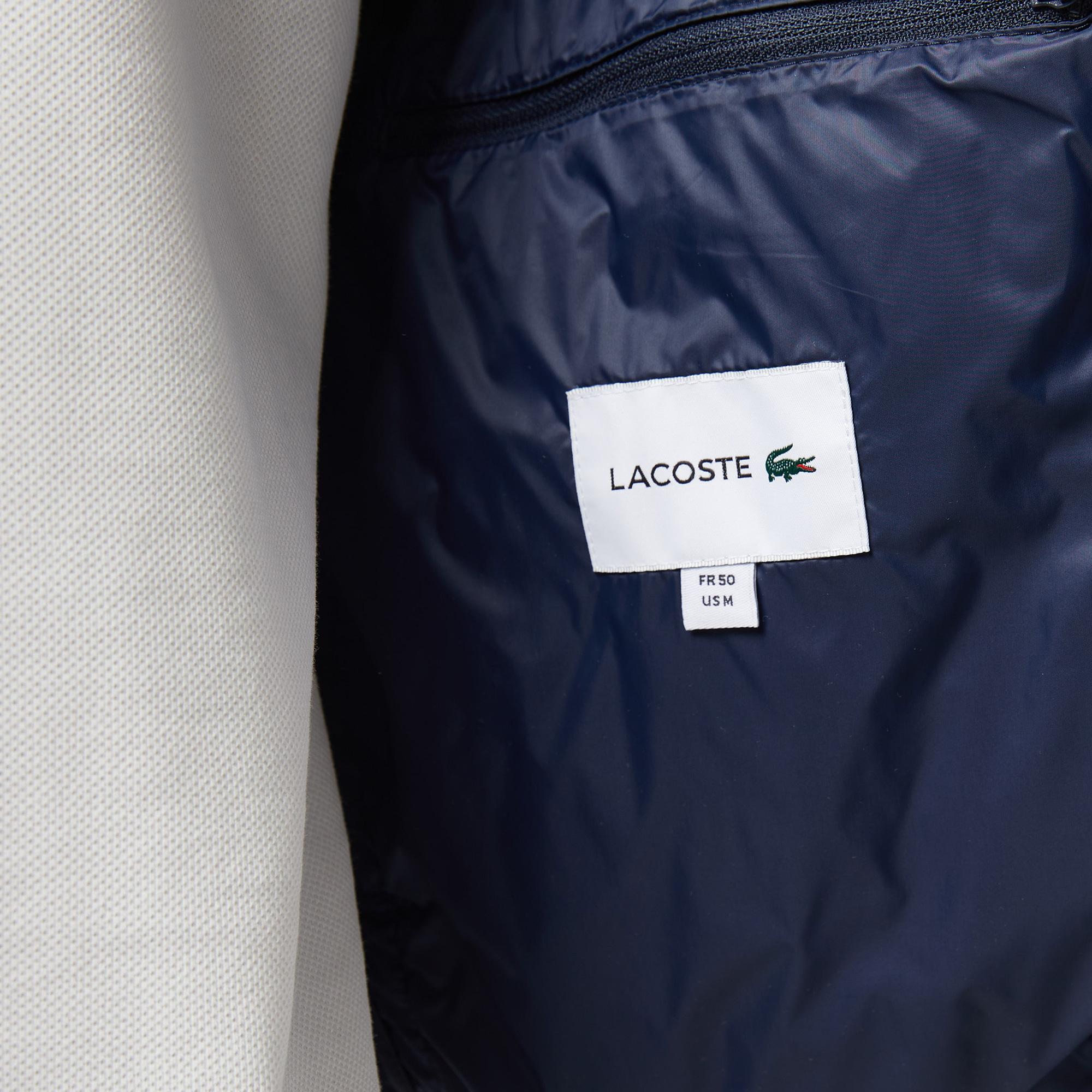 Erkek Regular Fit Kapüşonlu Kapitone Lacivert Mont